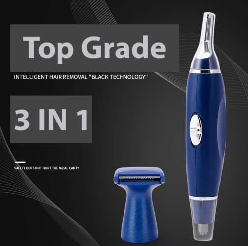 3 in 1 Nose Ear Hair Trimmer Face Eyebrow Shaver Clipper Groomer Cleaner New USA