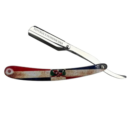 MD® Dominican Republic Flag Swing Lock Razor