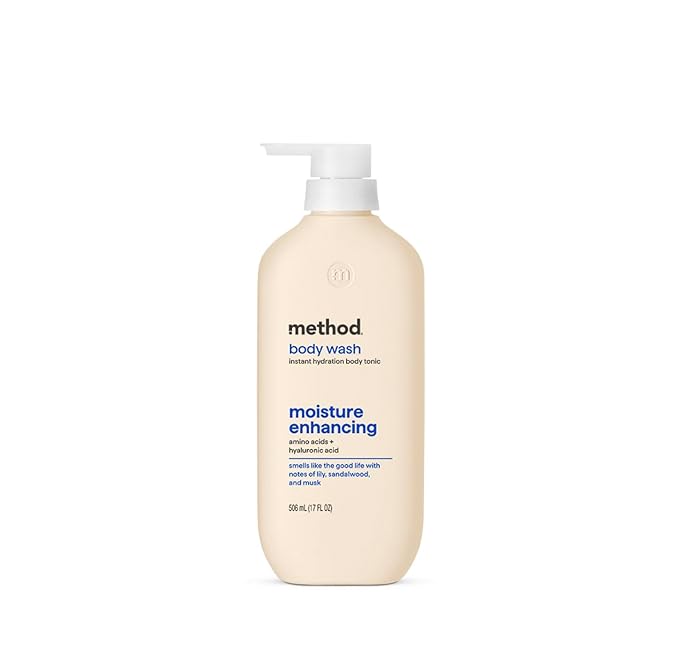 Method Body Wash, Instant Hydration Body Tonic - with notes of Lily, Sandalwood and Musk, 17 fl oz