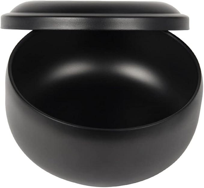 Beaupretty Stainless Steel Shaving Soap Bowl Shaving Mug for Shave Cream Soap Shaving Cup with Lid