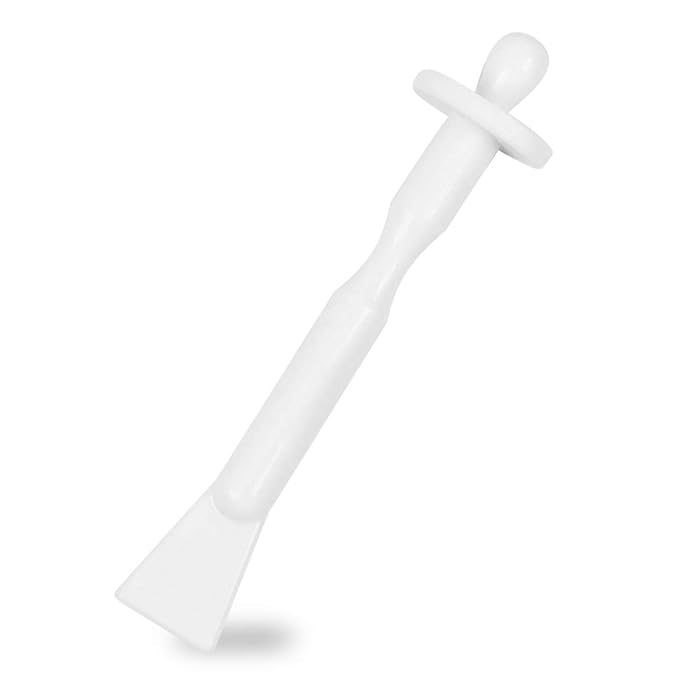 BlueZOO 30PCS 2-IN-1 Nose Wax Applicator Spatulas for Nasal Cleaning, Eyebrows, Facial Hair Removal - Mustache Waxing Sticks for Women and Men