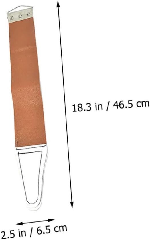 Double-sided Razor Strop 2pcs Stainless Steel Sharpening Strap Genuine Leather Convenient Home Use Shaver Sharpening Tool for Men Random Color