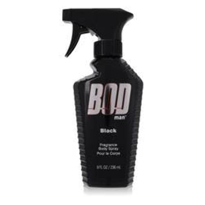 Bod Man Black by Parfums De Coeur Body Spray 4 oz for Men