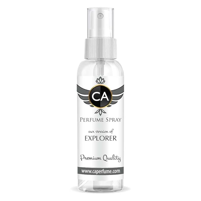 CA Perfume Eco Refill Impression of Explorer For Men EDP Perfume Concentrated Long Lasting Eau de Parfum Spray Refillable Atomizer Bottle 2 Fl Oz/60ml-X1