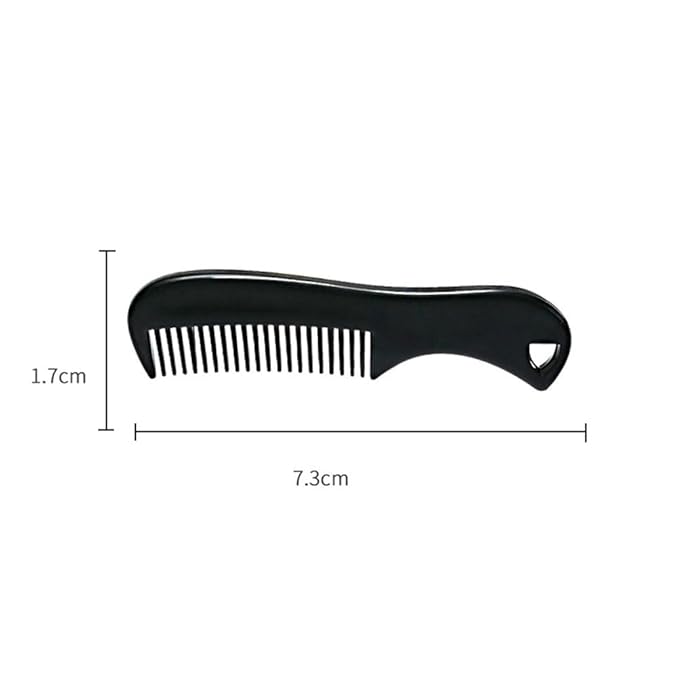 Beard Comb for Men: Mini Hair Comb - 10Pcs Mustache Beard Plastic Pocket Sized Hairdressing