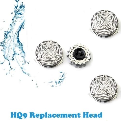 HQ9 Replacement Heads Compatible With Norelco Replacement Heads Hq9 For Philips Speed XL Electric Shavers,HQ9 Replacement Blades For Model 8140xl 8160xl 8170xl 8240xl 8171xl 8160xl 8150xl 3 Pack
