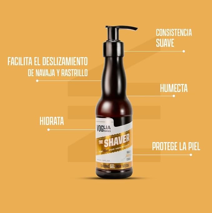 Voglia Men Shaving Gel Para Afeitar 16.9 Fl Oz