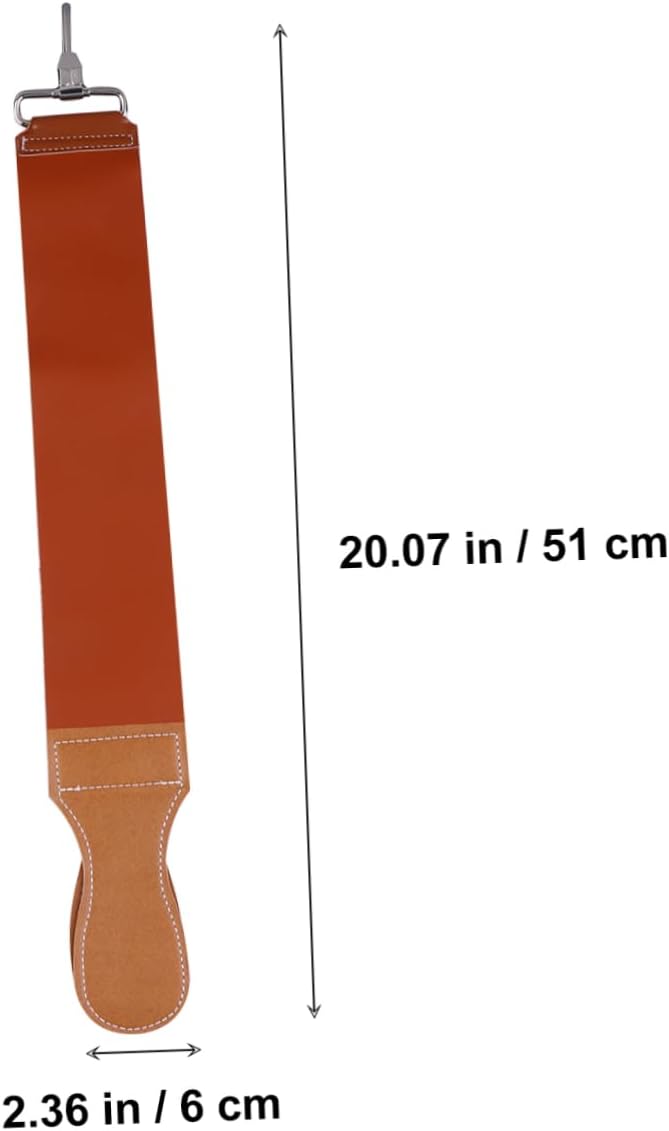 Happyyami Razor Sharpening Belt Rszor Strop Leather Straight Razor Strop for Knives Chisels