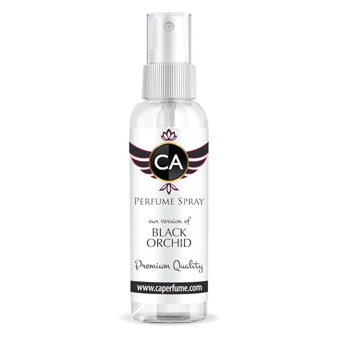 CA Perfume Eco Refill Impression of Black Orchid For Women Fragrance Eau de Parfum Spray Refillable Bottle2 Fl Oz/60ml-X1