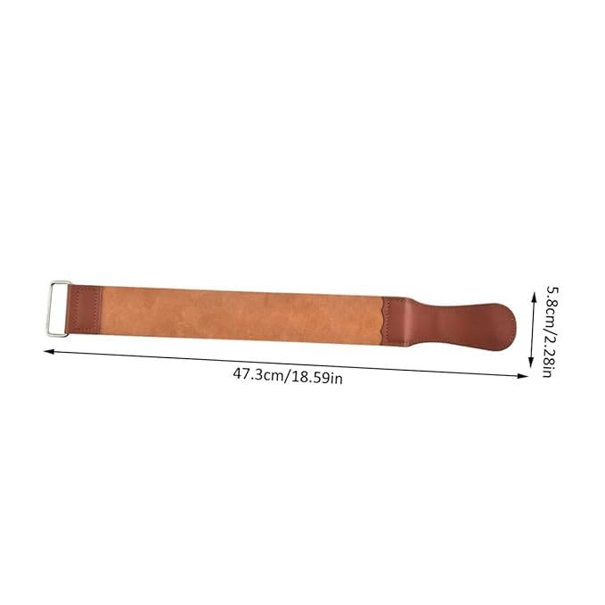Practical Double Sided Razor Strop for Straight Razor Sharpening Barber Accessories for Smooth Shaving Father Day