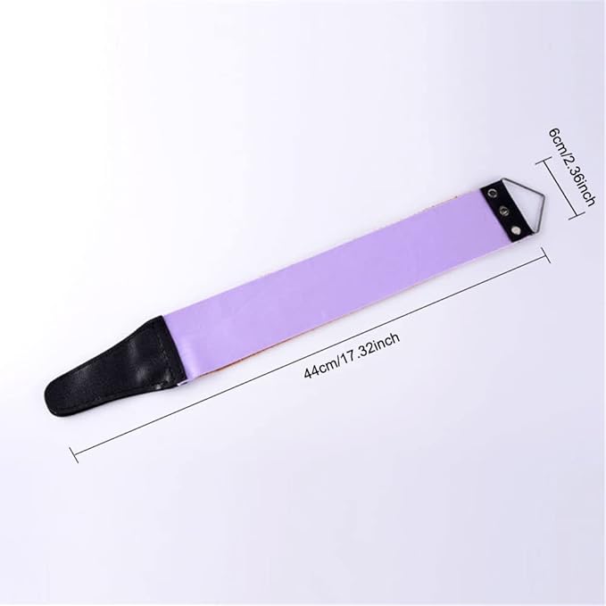 2 Pack Straight Razor Strop Leather Sharpening Strap Sharp Edge Blade Sharpener Strops for Barber Straight Edge Razors Shaving Knife Folding Knife Pocket Knives Starter Beginners