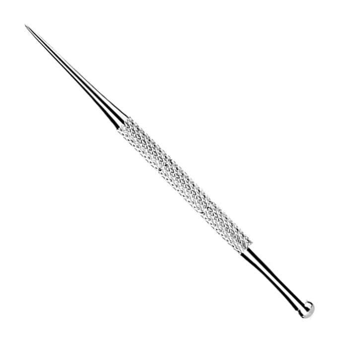 Stainless Steel Tongue Scrapers,Oral Care Kit Tongue Cleaner Tongue Scraper With Case,1 Pack Tongue Scraper Cleaner and 3Pack Mini Dental Pick.