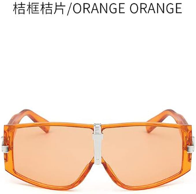 Full-enclosed wide-rim sunglasses new punk style hip-hop glasses men's UV protection sunglasses