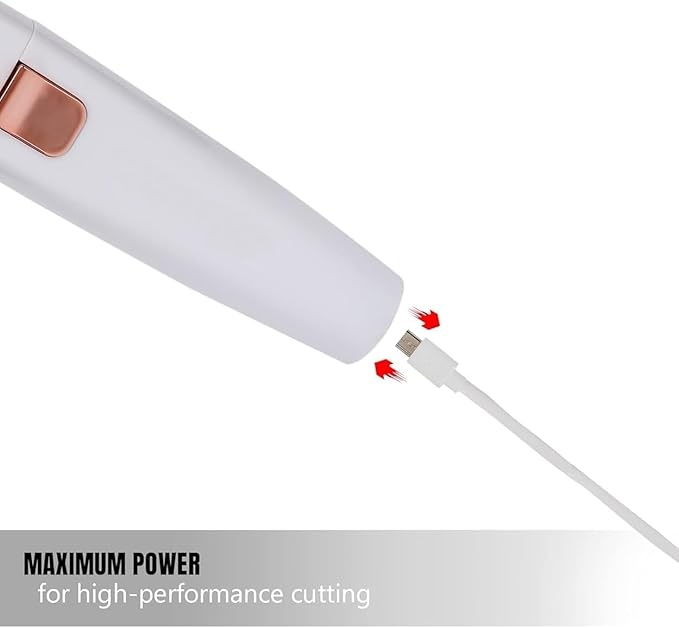 Painless Eyebrow Trimmer for Women, 2 in 1 Rechargeable Facial Hair Remover