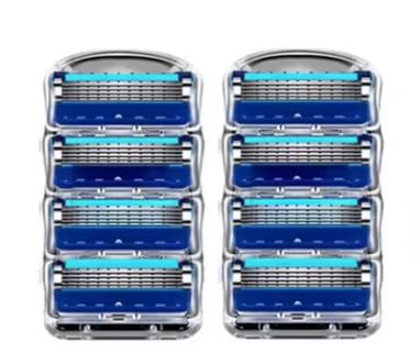 Premium 5-Blade Razor Refills – Compatible with Most 5-Blade Handles – Smooth Shaving – 12 Pack