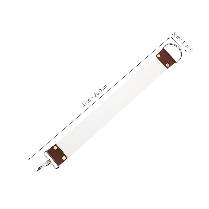 Professional Dual Layer Canvas Sharpening Strop for Straight Maintenance Portable Shaving Belt Reduces Discomfort Maintains Sharpness for Barbers and Home Use