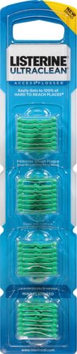 REACH Ultraclean Access Flosser Refill Heads, Mint, Plaque Remover for Teeth, Shred Resistant, for Hard to Reach Areas, Oral Care, PFAS Free, for Adults & Kids, 28 Count (Pack of 3)
