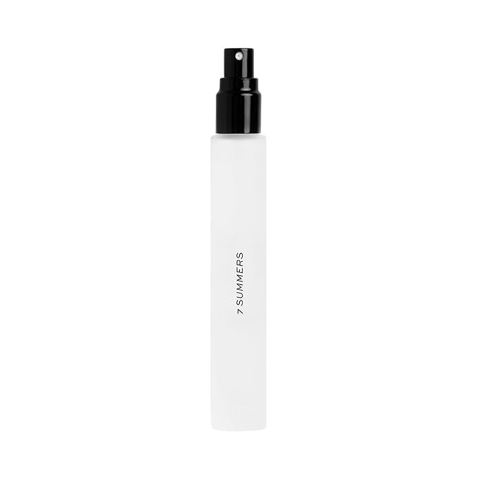 DIME Beauty 7 Summers Travel Spray, 0.34 oz / 10 ml - Sweet Floral Scent, Hypoallergenic, Clean Perfume, Eau de Toilette For Women