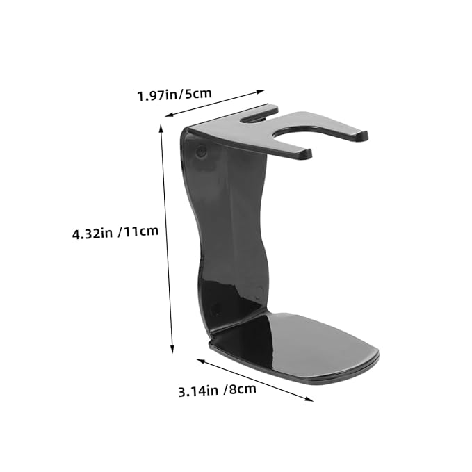 FRCOLOR 2pcs Razor and Brush Stand Safety Razor Stand Holder Shaving Accessories Stylish and Space-saving