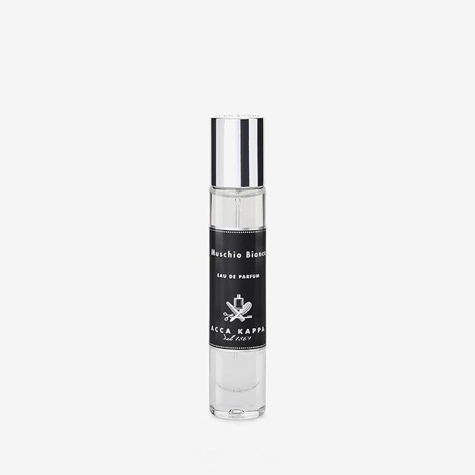 Acca Kappa White Moss Eau de Parfum 15 mL Lemon Juniper Lavender Musk Fresh Italian Fragrance for Men and Women