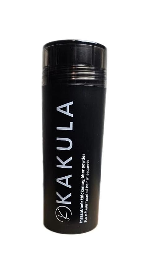 Keratin Hair Building Fibers – Instant Hair Thickener & Bald Spot Concealer for Men & Women – Natural Keratin Powder for Thinning Hair, Root Touch Up & Gray Hair Coverage – 27.5g (Dark Brown)
