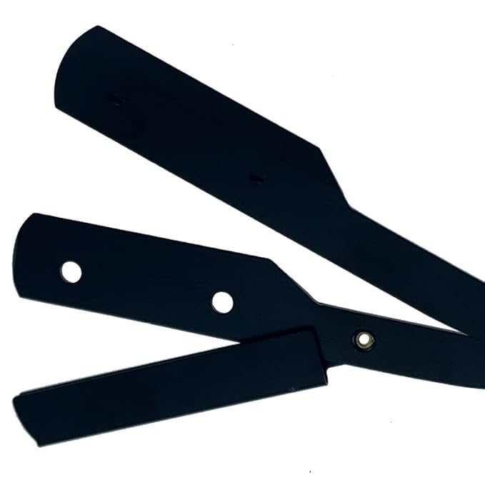 Stainless Steel Straight Edge Barber Shaving Razor Sicastar® Folding Straight Razor Single Edge Replaceable Blades fit for All of Double Edge Razor Blades (Black)