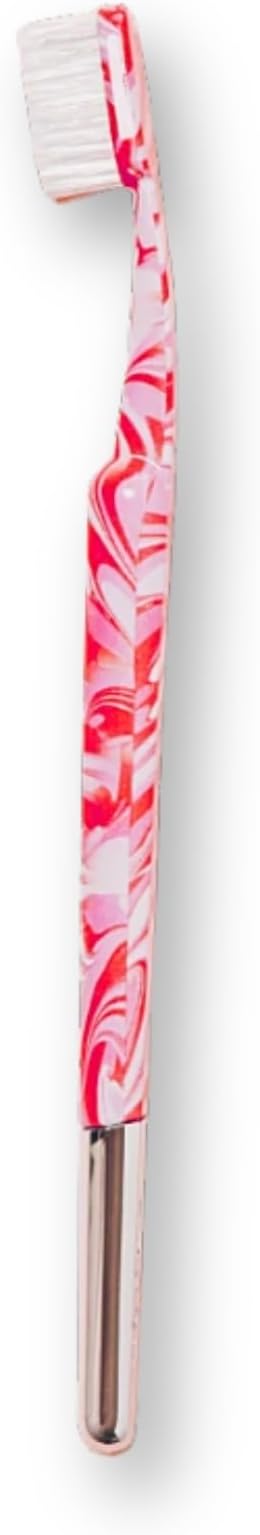 TRASK The Better Brush - Luxury Soft Bristle Dentist Designed Manual Toothbrush for Adults, Candy Shop