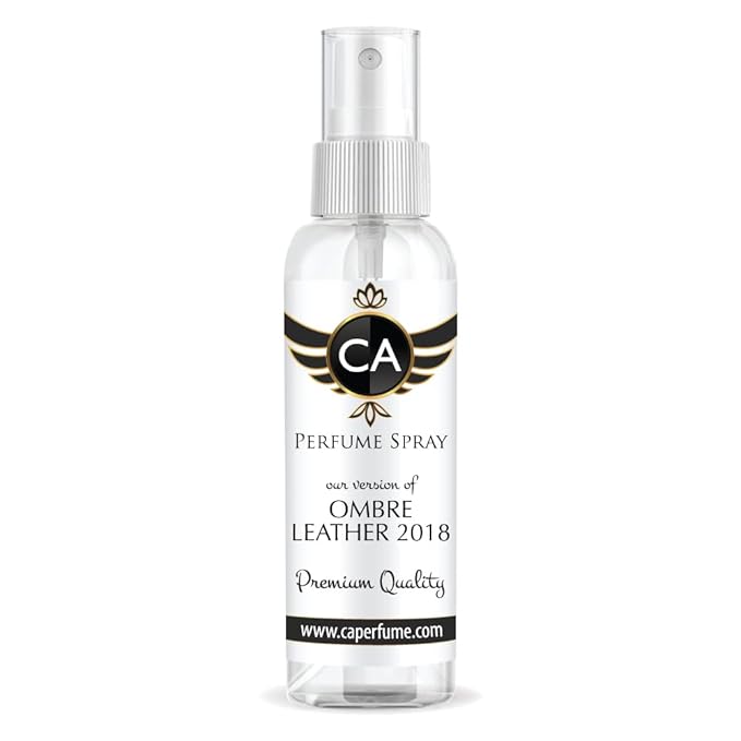 CA Perfume Eco Refill Impression of Ombre Leather 2018 For Women & Men Fragrance Eau de Parfum Spray Refillable Bottle 2Fl Oz/60ml-X1