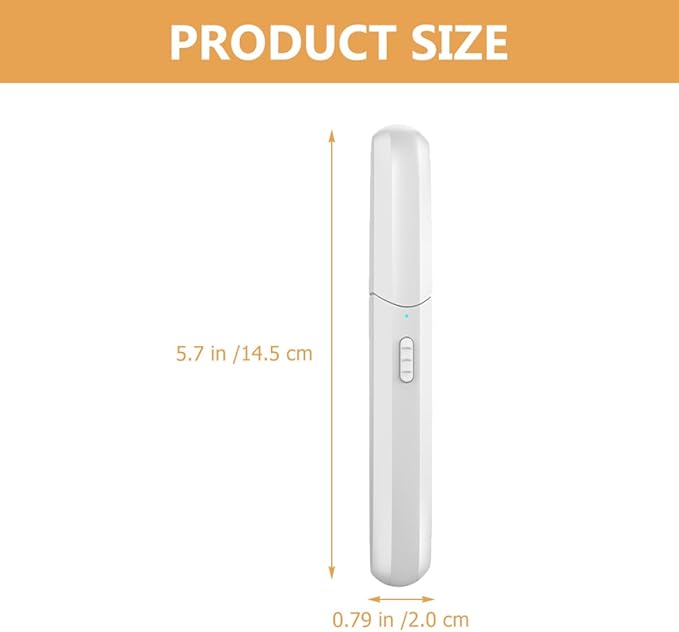 Electric Eyebrow Trimmer USB Rechargeable Multifunctional Eyebrow Razor for Women and Men Portable Hair Removal Device White Facial Grooming