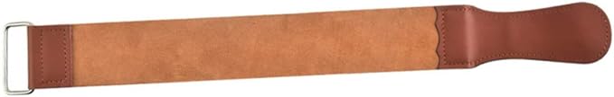 Straight Razor Strop Tool Dual Sided Artificial Leather Sharpening Strap for Home Use Manual Shaver Maintenance Father Day for Barbers and Shaving Enthusiasts