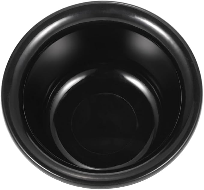 lasenersm 1 Piece Plastic Shaving Soap Bowl Shaving Soap Mug Bowl Shaving Bowl Shaving Foam Bowl Shaving Cream Bowl For Men, 3.46 x 1.65 Inches, Black