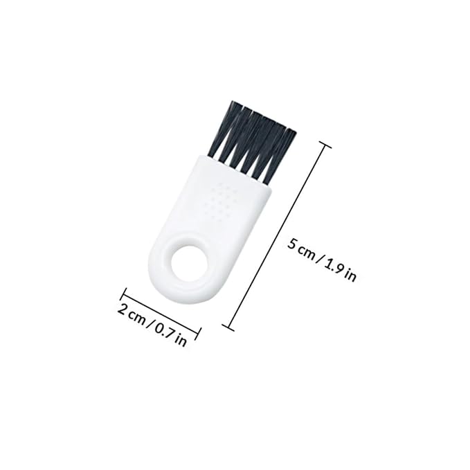 30pcs Electric Shaver Cleaning Brushes with White and Black Bristles Small Tool Brush for Razor Maintenance and Hair Removal Cleaning in Personal Grooming