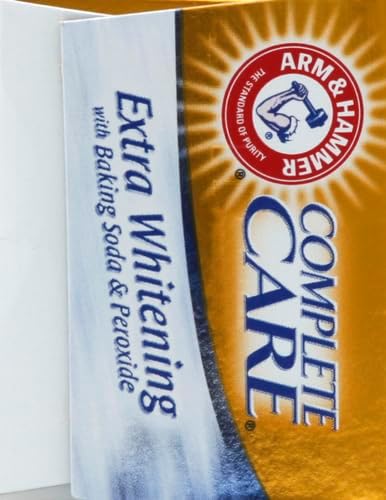ARM & HAMMER Complete Care Toothpaste, Teeth Whitening Toothpaste, Fluoride, Whole Mouth Protection, Fresh Mint Flavor, 6.0 oz (Pack of 1)
