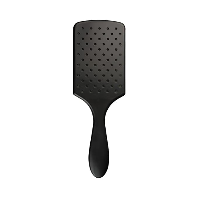 Wet Brush Paddle Detangler Hair Brush, Black, Ultra-Soft IntelliFlex Bristles with AquaVent Design, Great For Treatment & Mask Application, Women, Men, Wet, Dry and Damaged Hair