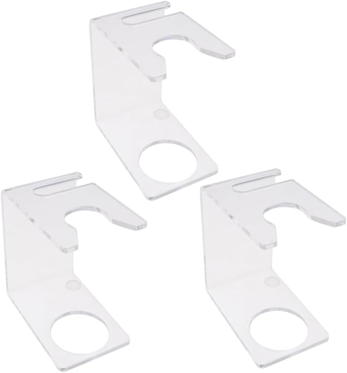 Mipcase 3pcs Hu Brush Holder Razor Brush Stand Organized Storage Rack for Shaving Tools for Home Barbershop