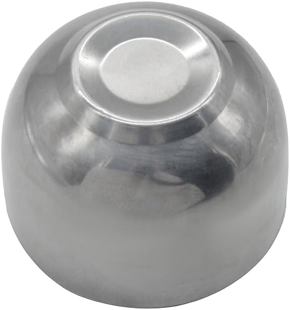 lasenersm 1 Piece Stainless Steel Shaving Soap Bowl Shaving Soap Mug Bowl Shaving Bowl Shaving Foam Bowl Shaving Cream Bowl For Men, 2.87 x 1.97 Inches, Silver