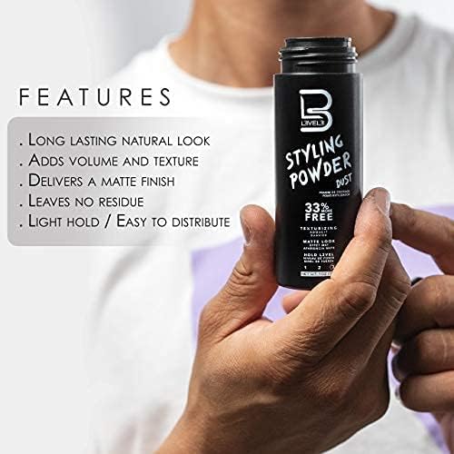 L3 Level 3 After Shave Spray Cologne - Softens Skin - Refreshes and Relieves Face and Skin - Styling Powder Included (Aqua)