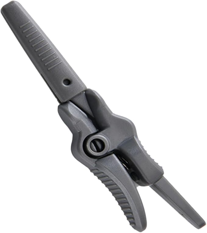 Ipetboom Stainless Steel Mustache Scissors Beard Grooming Scissors for Men Precision Nose and Eyebrow Hair Cutting