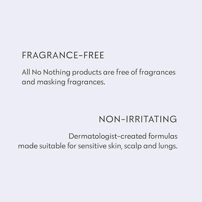 No nothing Sensitive Moisture Hair Conditioner for Women - Hydrating & Moisturizing, Unscented, Fragrance Free & Hypoallergenic Conditioner for Sensitive Sclap - for All Hair Type - Travel Size