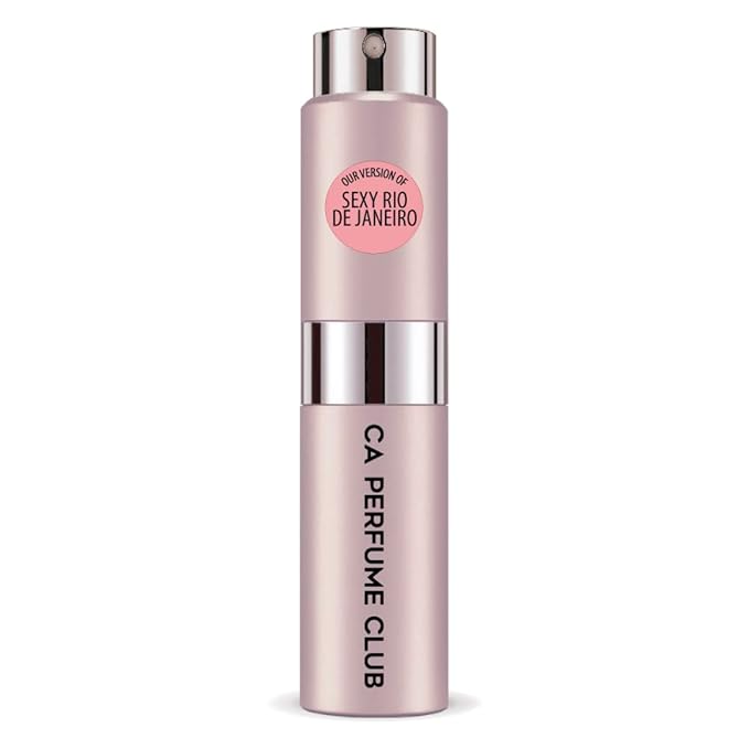CA Perfume Club Impression of Sexy Rio De Janeiro For Women Replica Version Fragrance Dupes Concentrated Long Lasting Eau de Parfum Spray Refillable Atomizer Bottle 0.27 Fl Oz-X1