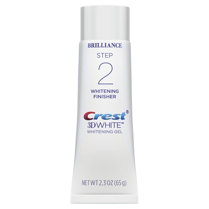Crest 3D White Brilliance 2 Step Kit, Crest 3D White Toothpaste, Deep Clean Toothpaste (4oz) + Teeth Whitening Gel (2.3oz)