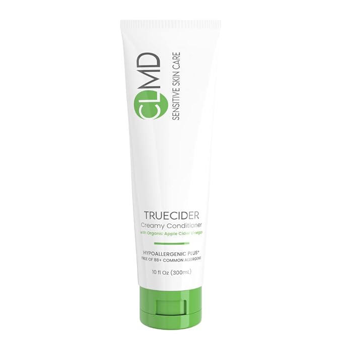CLMD - TrueCider Creamy Conditioner – Nourishing Scalp & Hair Treatment with Keratin Amino Acids & Organic Apple Cider Vinegar – Supports Hair Growth, Soothes Scalp & Hydrates Hair – 10 fl oz