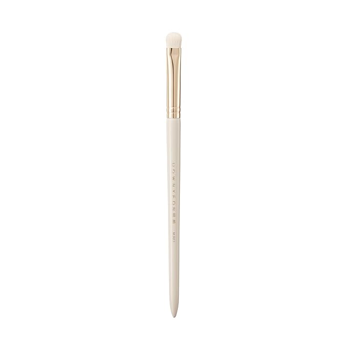 Bisque Series Small Shader Brush for Detailed Eyeshadow Application Painted Birch Handle with Soft Nylon Bristles MJ911