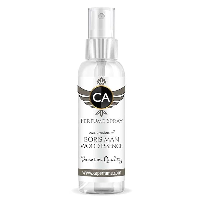 CA Perfume Impression of Boris Man Wood Essence For Men Replica Version Fragrance Dupes Concentrated Long Lasting Eau de Parfum Spray Refillable Atomizer Bottle2 Fl Oz/60ml-X1