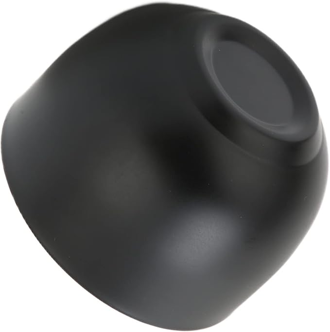 Shaving Bowl, Black Stainless Steel Shaving Foam Bowl, Curved Design Shave Bowl with Anti Slip Bottom for Men's Facial Shaving