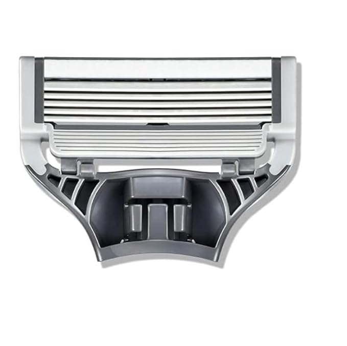 Men's Razor Blade Refills For Close and Comfortable Shaves, Sharper 5-Blade, 4 Counts
