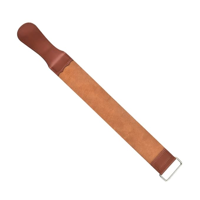 Manual Shaver Strop for Professional Razor Sharpening Double-sided Sharpening Strap for Barbers Leather Razor Strop for Home Salon Grooming