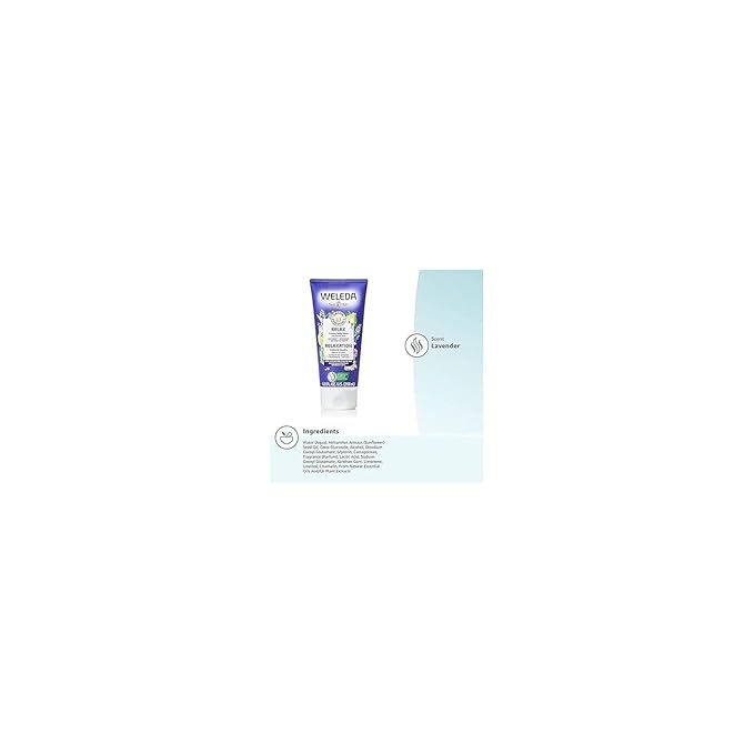 Weleda Aroma Essentials Relax Creamy Body Wash, Parabens Free, 6.8 Fluid Ounce (Pack of 2)