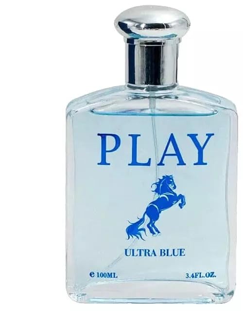 EBC-Collection, PLAY ULTRA BLUE Perfume for Men, 3.4oz/100ml