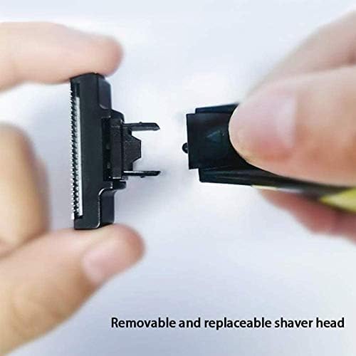 INVODA Electric Shaver for Men Rechargeable Wet Dry Razor with 3 Trimming Combs,1 Skin Guard – Waterproof Face & Body Trimmer for Travel